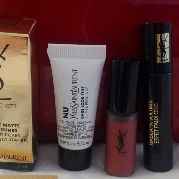 YSL~ Beaute Cosmetic Bag Bundle 8 Pc Set 🔥 NWT - Picture 4 of 10